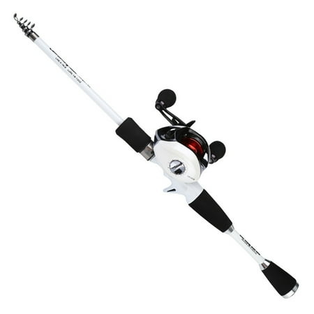 EDFRWWS Carbon Fishing Rod Lightweight Spinning Telescopic Rock Pole Pesca (1.8m)