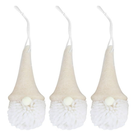 

ZTTD 3PCS Christmas Pendant Decoration Forest Old Man Pendant Christmas Tree Diy Doll Doll Accessories Pendant A