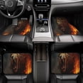 thumbnail image 6 of Cauagu Cool Flame Lion A Pattern Car Floor Mat Set of 4,Car Carpet Mats Car Mats with Anti-Slip Backing & Driver Heel Pad Universal Fit for Cars/Trucks/SUV/Vans, 6 of 6
