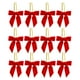 thumbnail image 2 of xihome 12 lazos navideños de terciopelo para coronas de rbol, envoltorios de regalos, manualidades, decoracin de fiestas, bolsas de dulces y decoracin navideña del hogar., 2 of 8