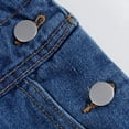 thumbnail image 4 of BRGZLK Denim Overalls for Women Summer Casual Stretch Adjustable Romper Long Playsuit Strap Button Jumpsuit Blue M, 4 of 7