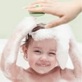 thumbnail image 5 of 3pc Cradle Cap & Massage Brush, Gentle Silicone Scrubbers for Safe Exfoliating Soft Baby Bath Set, 5 of 5