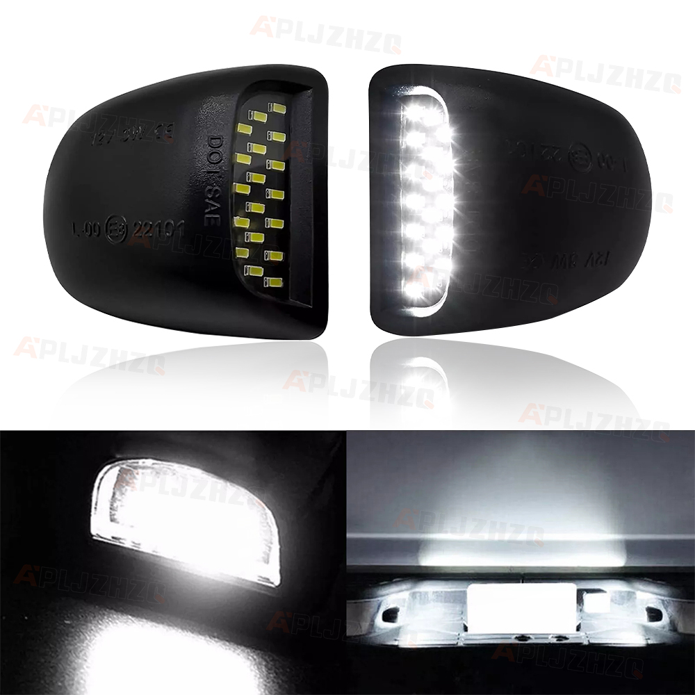 2Pcs Full LED License Plate Lights For 1999-2013 Chevy Silverado Avalanche