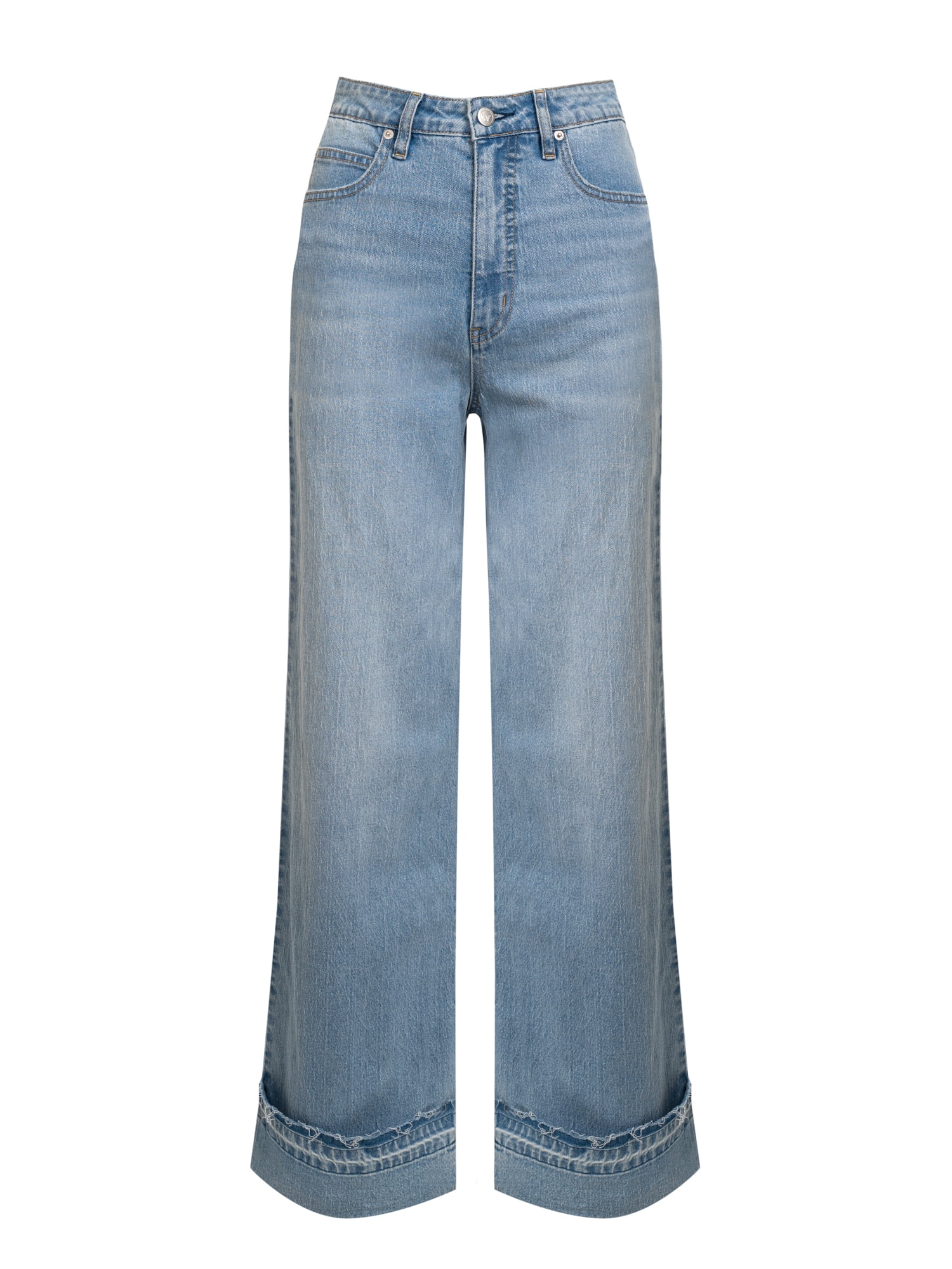 Jessica Simpson Women's and Women's Plus Freesia Wide Leg Jeans, 30", 32", and 34" Inseams, Sizes 2-24W