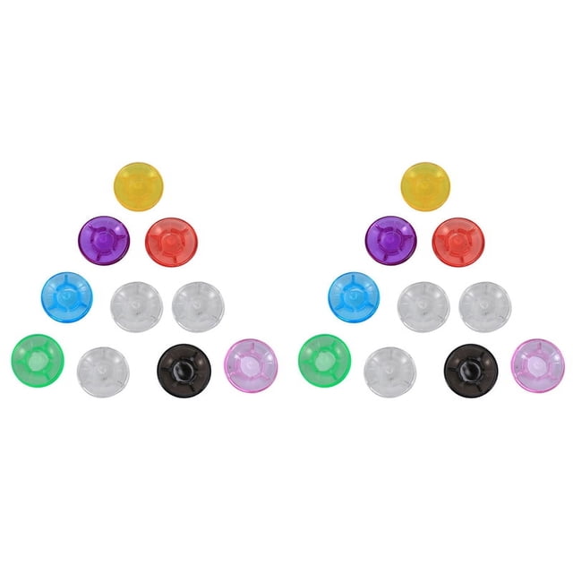 20Pcs Mushroom Guitar Effect Pedal Foot Nail CAP AmplifieRS Color Foot SwitCH Guitar Pedal Knobs Protector