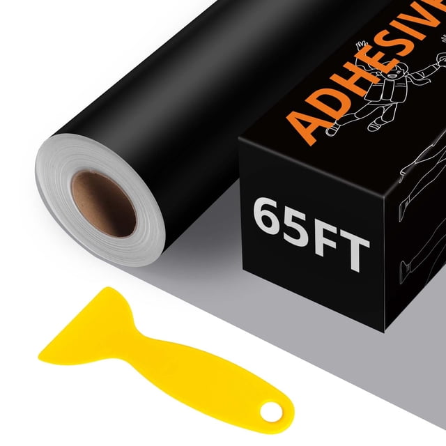 Rollo de vinilo HTVRONT negro permanente de 12 x 20 m para Cricut Cutter