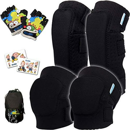 

Knee Pads for Kids Knee and Elbow Pads Set I Toddler Knee Pads and Elbow Pads for Kids Age 2 3 4 5 Toddlers Protective Gear Set I Roller-Skating Skateboard Knee Pads for Children Boy Girl