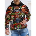 thumbnail image 3 of Sudaderas con capucha para hombre, sudaderas con estampados 3D, temática navideña, sudaderas con cordón, ropa deportiva, camisetas de manga larga, ropa gráfica divertida para hombre, 3 of 4