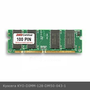 - DMS Compatible/Replacement for Kyocera DIMM-128 FS 1800 128MB DMS Certified Memory 100 Pin SDRAM 3.3V, 32-bit, 1k Refresh SODIMM (16X8) - DMS