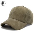 thumbnail image 2 of FS 2023 Trendy Army Green Corduroy Baseball Cap For Men Women High Quality Solid Color Hip Hop Snapback Caps Bone Trucker Hat56-60CM Gao Jinjia LED, 2 of 2