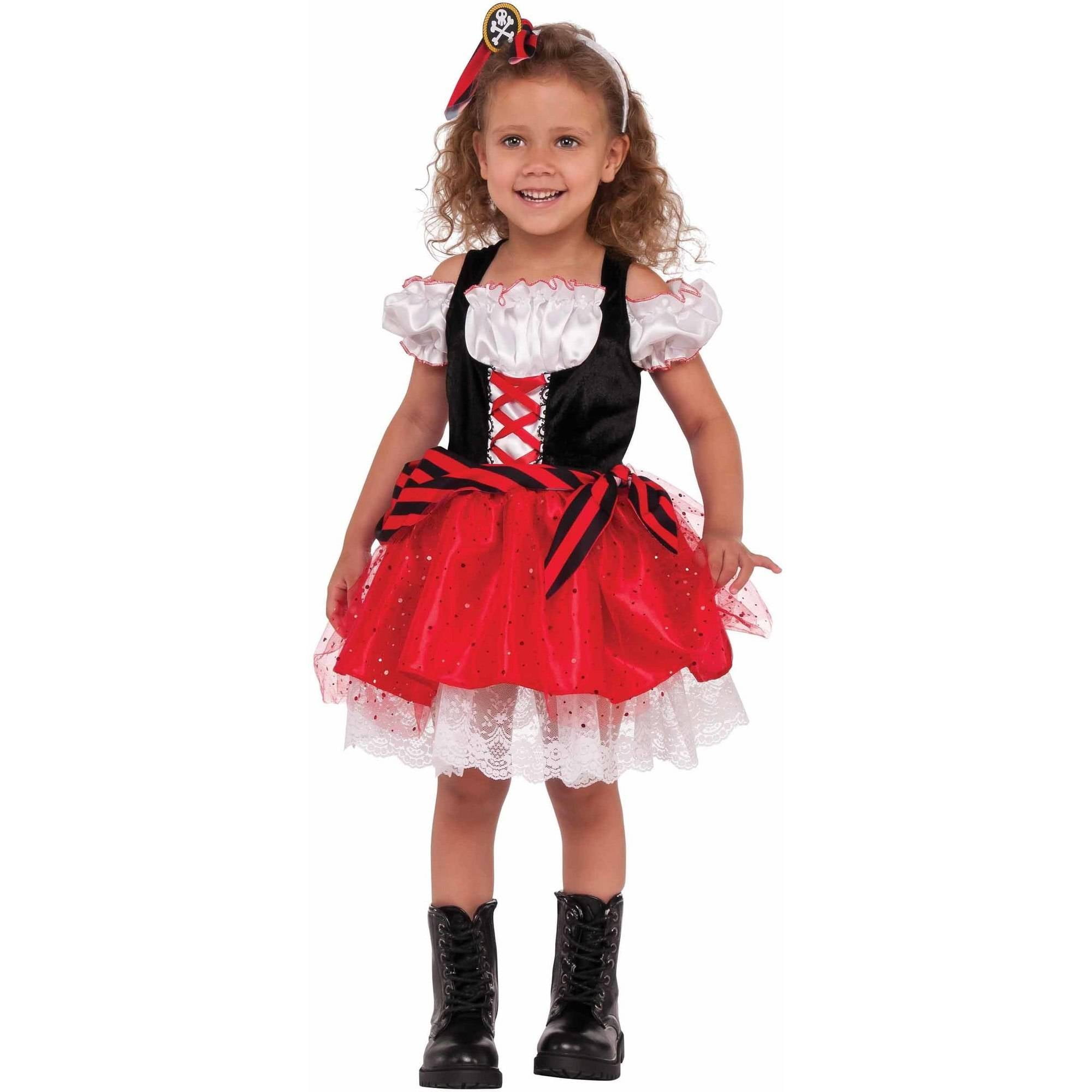 Pirate Girl Toddler's Costume, 3T4T