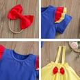 thumbnail image 3 of Baby Girls Toddler Lovely Dress Up Party Birthday Party Tops Suspeder Skirt With Headband Child Dailywear, 3 of 5