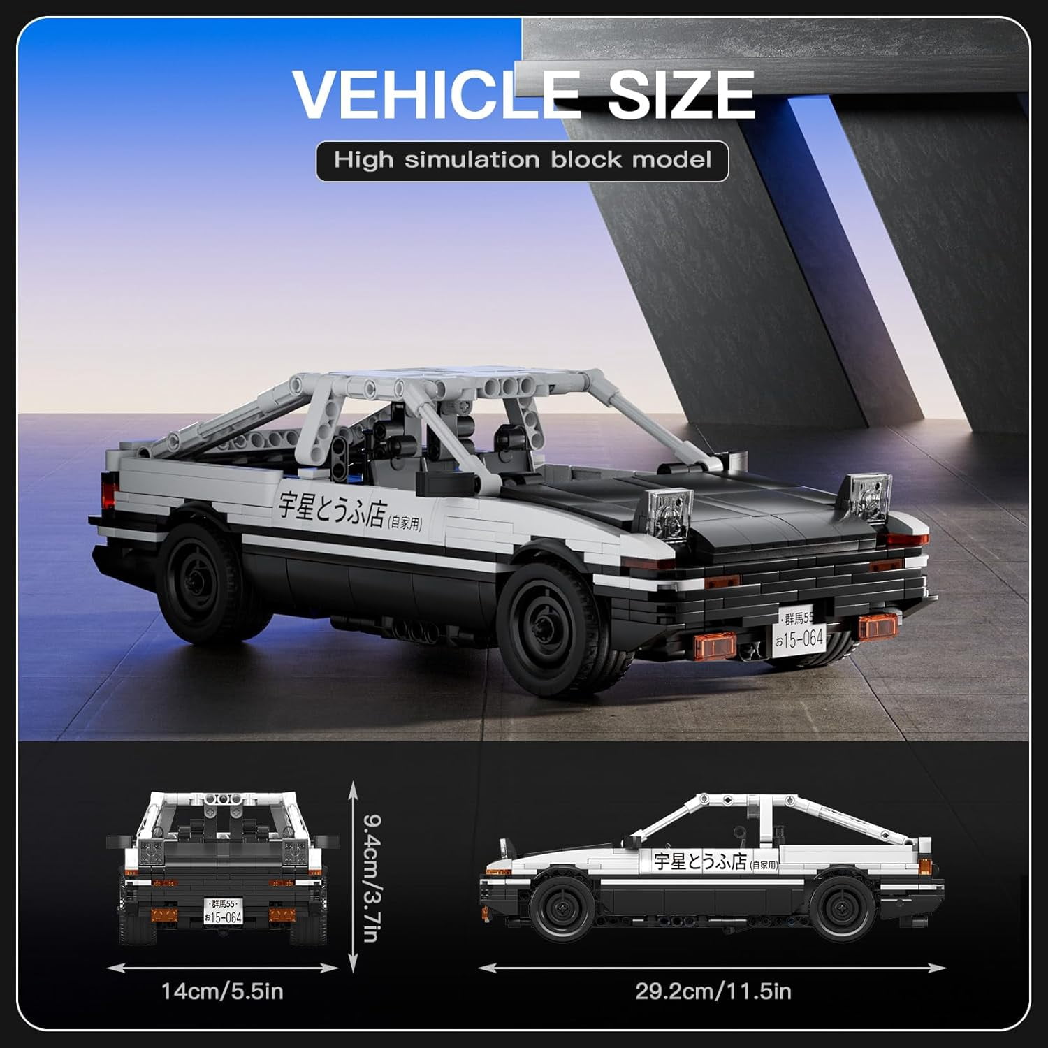 Ylutex Race Car Model Kit, Pull Back Racing Vehicle Cars Model Building Sets, Collectible Speed Champion Car Toys Building Blocks for Adults