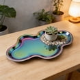 thumbnail image 4 of Display Tray Stainless Steel Cloud Shape Decorative Organizer for Vanity, Entryway, Bedroom Storage, 4 of 6