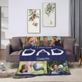 thumbnail image 6 of Custom Blanket Personalised Blanket with Photos Customised Blankets Custom Throw Blanket for Family Birthday Wedding Gift Sofa Bedroom, 6 of 6