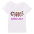 thumbnail image 1 of Roblox Camiseta de manga corta de algodón fino para niños y niñas, ropa de moda bidimensional, periférico de animación del juego, 1 of 3