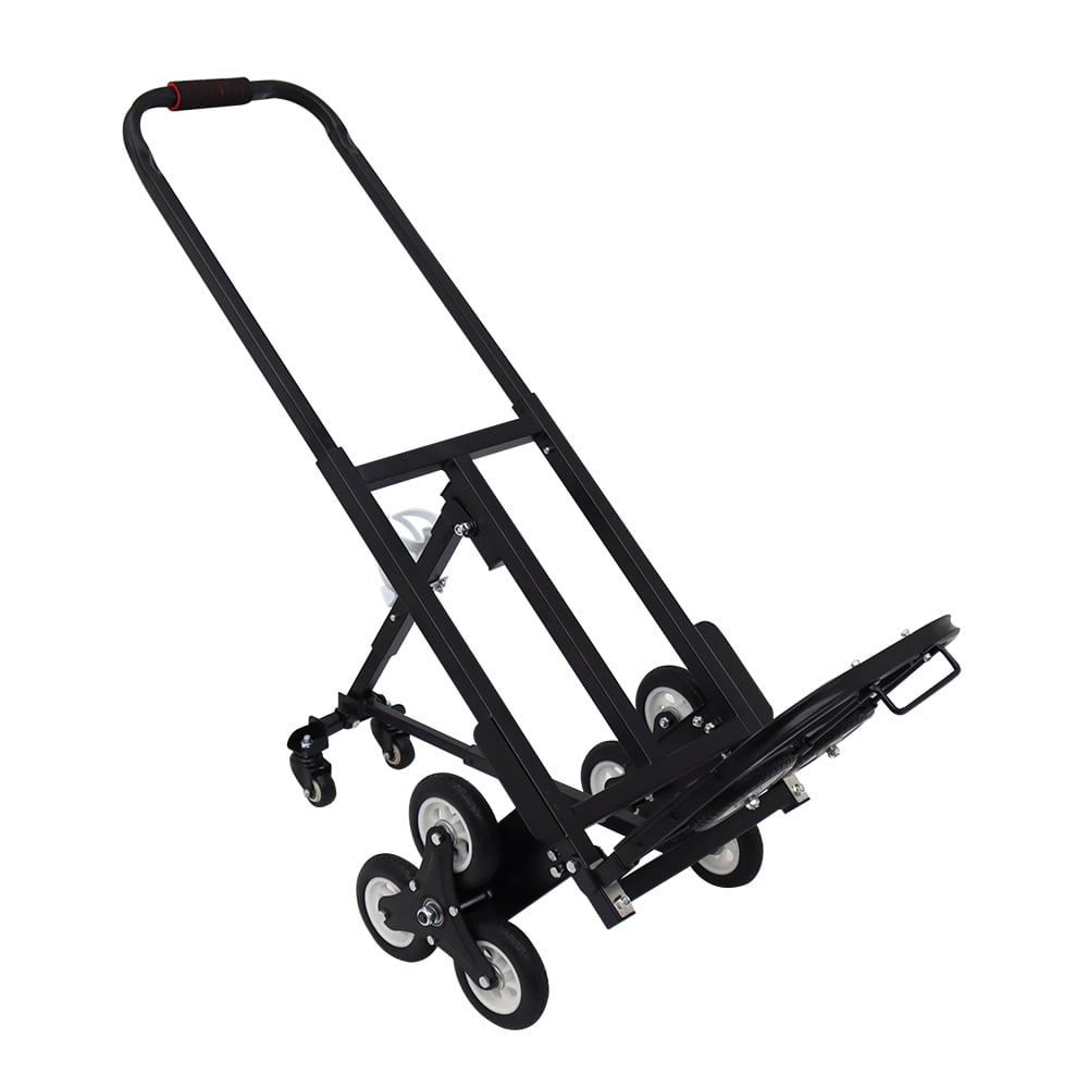 Carbon Steel Foldable Hand Truck Climbing Cargo Trolley Climbing Cart Handcart for Climbing Stairs