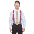 thumbnail image 3 of Adult Halloween Costume Bill Mmmk Office Boss Shirt Combo Set, 3 of 4