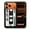 Retro Black Cassette Tape Hip Hop, variant on WIRESTER Shockproof Soft Rubber Cover Case for Apple iPhone 17 Pro Max 6.9" 2025, Retro White Cassette Tape Hip Hop