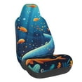 thumbnail image 1 of Wukai Whimsical Underwater Fantasy Full Set Car Seat Covers with Soft Padding Universal Auto Front Seats Protector and Cushion Mat, 1 of 5