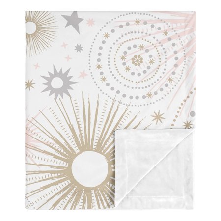UPC: 0846480069768 | Celestial Stars and Moon Security Baby Blanket by Sweet Jojo Designs