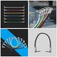 thumbnail image 3 of EXHUMKY 1Pack Electric Instrument Cable Stable Sound Quality with Low Noise Transmission Copper PVC 12.0in, 3 of 8