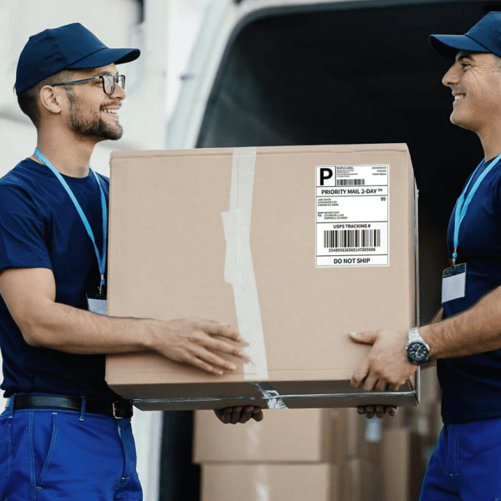 Phomemo Thermal Labels 4x6 for Shipping Packages-500 pcs Shipping Seals Sticker, Direct Printer Label Paper 4x6 Shipping Labels Compatible with Rollo Zebra Brother MUNBYN Phomemo Nelko Omezizy
