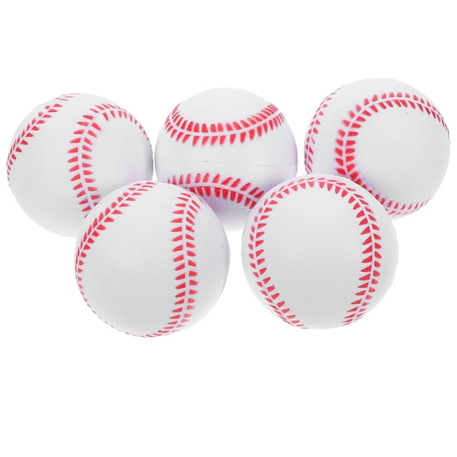 OULII 5Pcs Soft Baseball Rubber for Kids Baseball Training Exercise Outdoor Fun