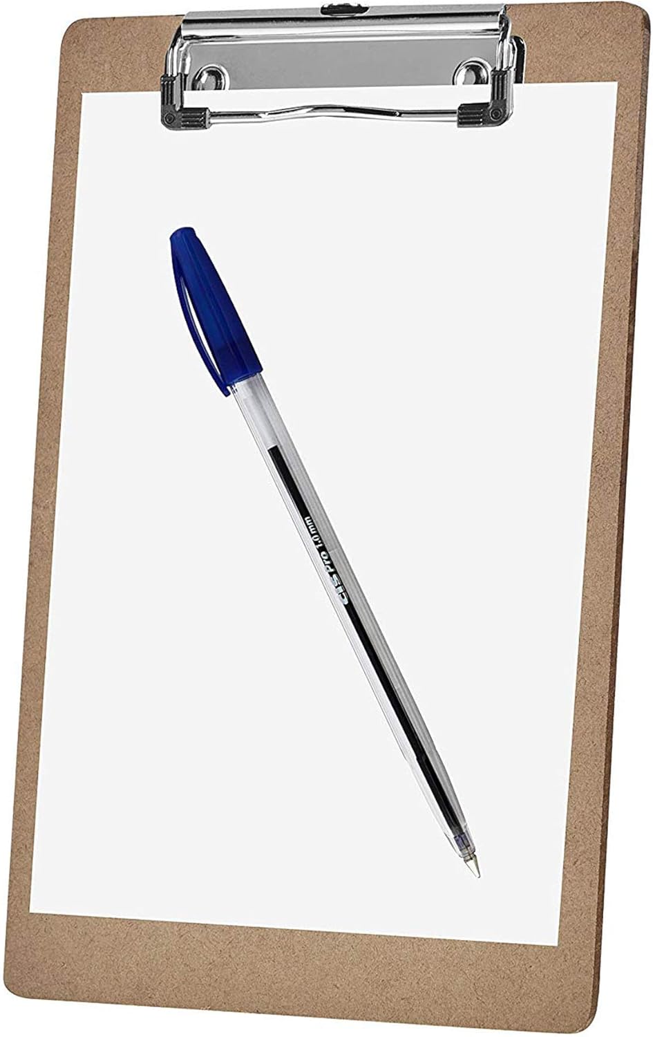 Acrimet Clipboard Letter Size A4 (13” x 9 1/16”) Low Profile Clip (Hardboard) (36 Pack)