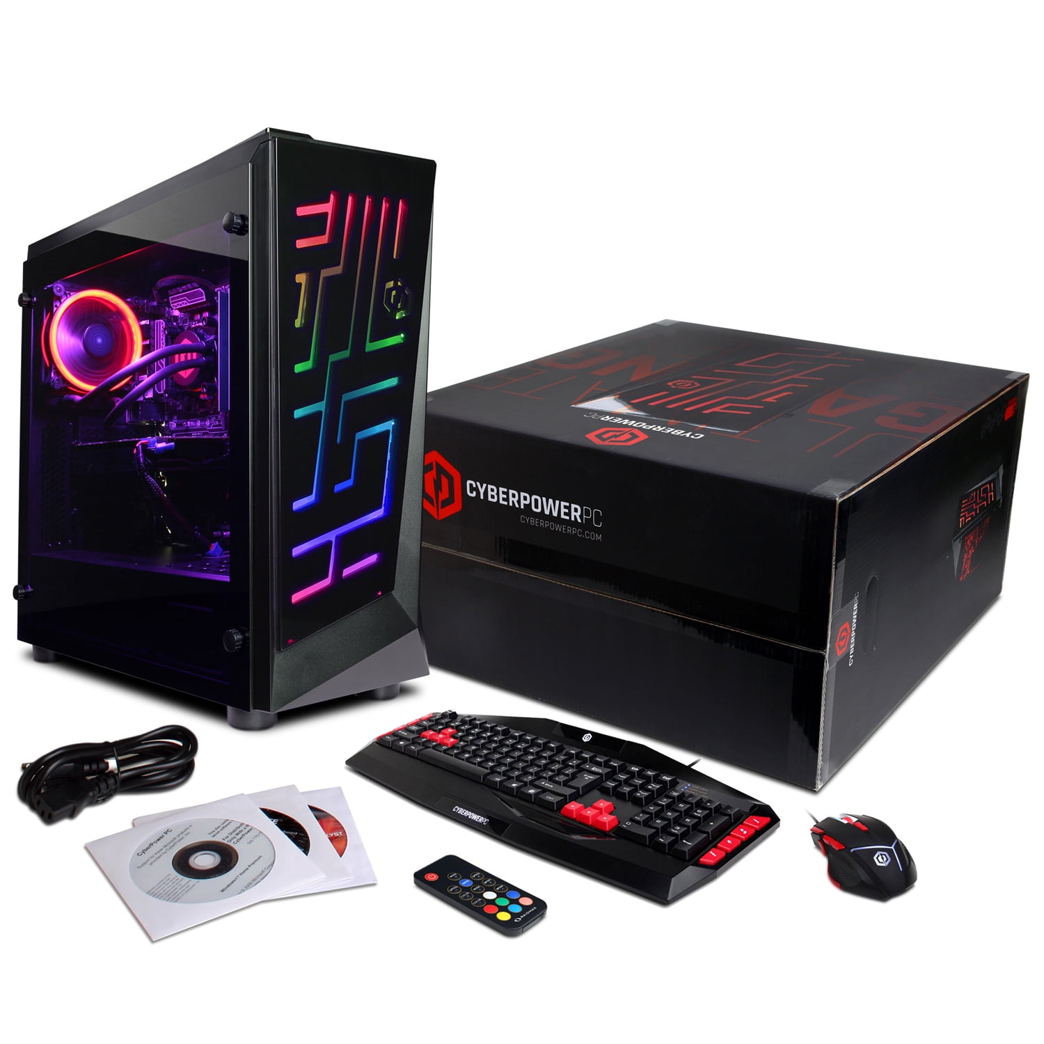 CYBERPOWERPC Gamer Xtreme GXi10860CPG w/ Intel i5-8400 Processor, Nvidia GeForce GTX 1050 Ti 4GB, 8GB Memory, 120GB SSD, 1TB HD, and Windows 10 Home