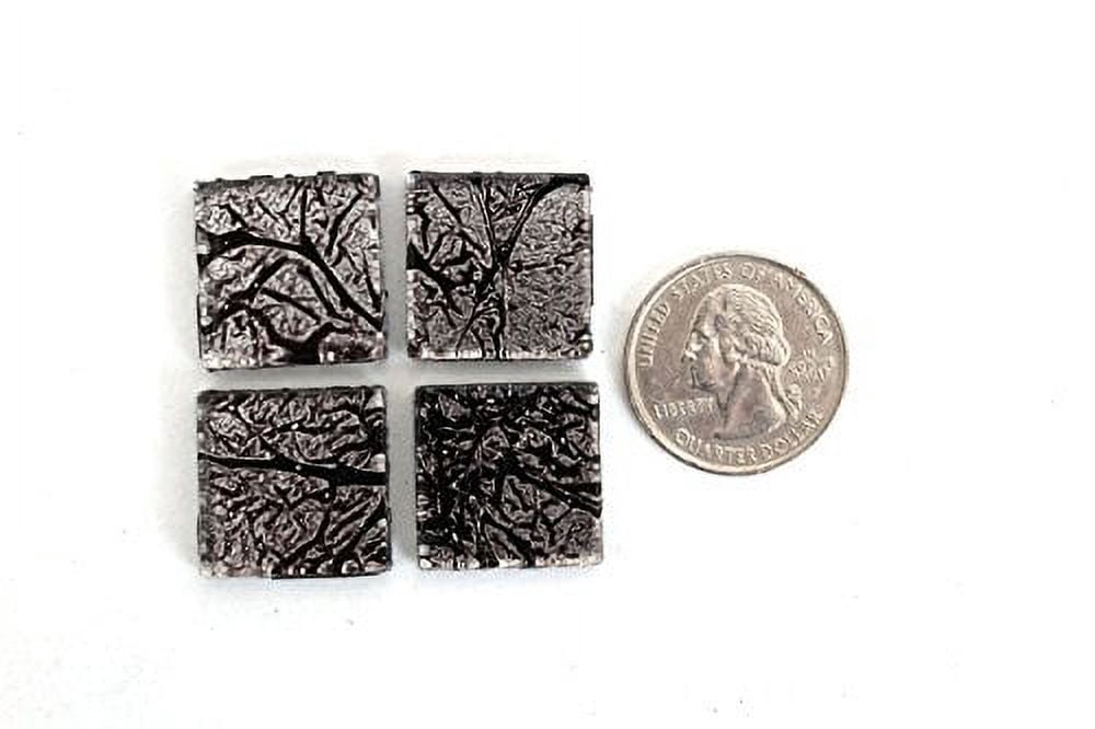 Milltown Merchants Charcoal Foil Mosaic Tile 3/4 Inch (1 lb)