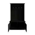 thumbnail image 7 of CASTLE PLACE Classic Multipurpose Hall Tree with Bench, Black, 7 of 7