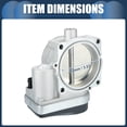 thumbnail image 4 of Cuerpo de Aceleración Unique Bargains para Cadillac SRX 4.6L V8 - Gas 2004-2006 Reemplazo No.12567376, 4 of 7