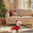 thumbnail image 2 of TIELUTT Festive Holiday Snowflake Pattern Coat Warm Soft Winter Apparel for Pet Clothes for Small Dogs Boy Pet Clothes Rack Small Pet Clothes Hangers Pet Clothes Hangers Metal Pet Clothes for Large D, 2 of 6