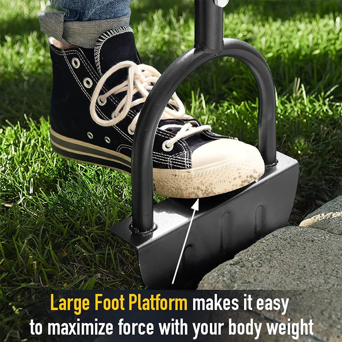 Buy Niyofa Garden Edger Tool,Half Moon SawTooth Lawn Tool,Hand Edger