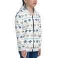 thumbnail image 5 of Rocae Sea Turtle for Zip Up Hoodies for Teen Sweatshirt with Hood-Medium, 5 of 6