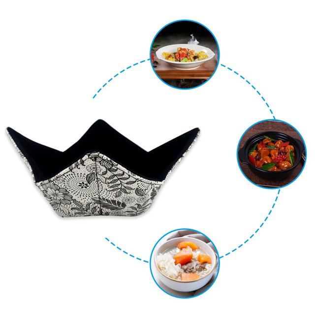Soporte pa cuenco, protector Hugger, de platos de lona multifunción de acoge y escaldado, de pa comida, Soledad Protector de cuenco