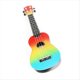 thumbnail image 1 of Ukelele Soprano de Madera de 21 Pulgadas, Guitarra Hawaiana, Guitarra para Estudiantes y Niños, Arcoíris., 1 of 8