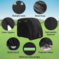 thumbnail image 4 of Cover, Funda Impermeable para Carro de Golf, Cubierta de Almacenamiento para Carrito de Golf para 4 Pasajeros, Funda Universal para Carrito de Golf, Passenger Club Car Cover, 4 of 5