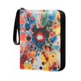 thumbnail image 4 of ALAZA Swirl Art Tie Dye Trading Card Binder 4 Pocket Cards Collection Album 400 Folder Holder, 4 of 6