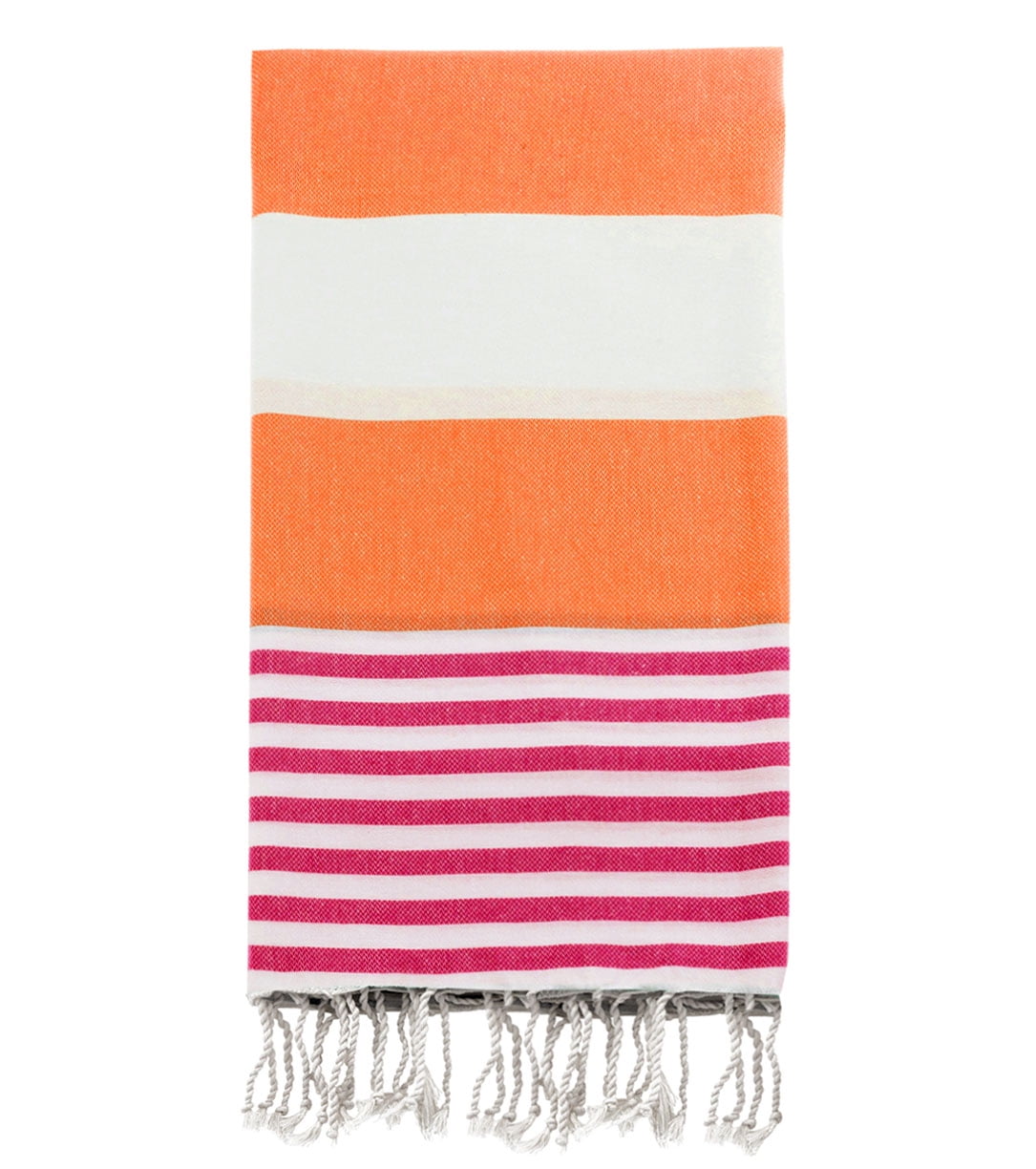 Swan Comfort 100 Cotton Pestemal Turkish Bath & Beach Towel, 39" x 70