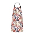 thumbnail image 2 of Lsque Starfish Shell Waterproof Apron Chef Aprons for Men Heavy Duty Chemical Work Apron Extra Long Grilling Aprons with Adjustable Bib Apron, 2 of 9