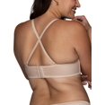 thumbnail image 4 of Sujetador Vanity Fair Beauty, alisador de espalda, sin tirantes, rosa y beige, 40C, 4 of 5