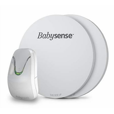 Safe Sleep Under-Mattress Baby Monitor - Real Time Movement Tracking & Monitoring, Includes Non-Contact Monitor with 2 Sensor Pads for Full Crib Coverage, No Wearables, Non-WiFi, Model: Babysense 7