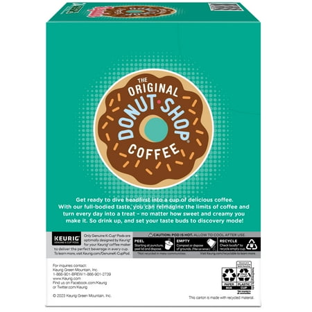 The Original Donut Shop - Regular Keurig Single-Serve K-Cup Pods, Medium Roast Coffee, 24 Count