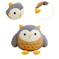 thumbnail image 6 of Vaveren Owl Stuffed Animal Owl Plush Toy Doll Nursery Companion Toy Owl Plush Pillow for gray, 6 of 8