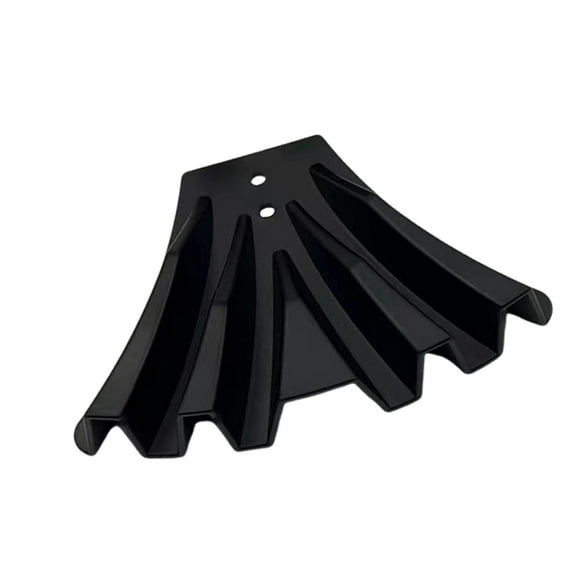 DYNWAVECA Rain Gutter Disperser Downspouts Diverter Decorative Gutter Downspout Extension Drain Extension for Floor Roofs Outdoor Lawn Black
