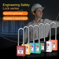thumbnail image 3 of Kit de bloqueo de automóviles industriales del candado Equipo de control de acceso duradero simple Conjuntos de encierro Lockpicking Sets Safety Locks para empresas blancas 5 piezas Kearding TO001358-06B, 3 of 7