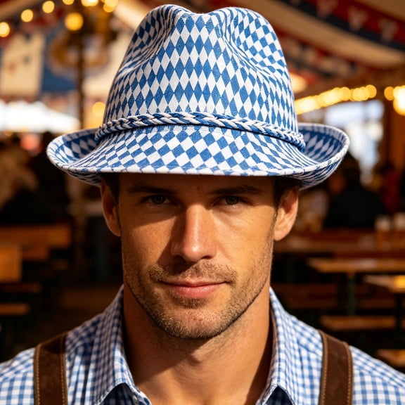 Jamicy Men's Festival Hats Fashion Soft Fedoras formal Hats