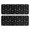 Black White Halloween-2, variant on Kitchen Rugs Sets Of 2,Purple Halloween Ghost Pumpkin Skull Pattern Anti Fatigue Kitchen Mat Rugs Non Slip Washable,Decorative Kitchen Floor Mats for Kitchen,Sink,Laundry,17"x47" 17"x47"